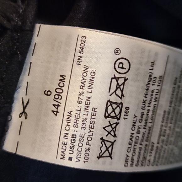 ♧TU Banana Republic Cropped Jumpsuit in Navy - Picture 3 of 4